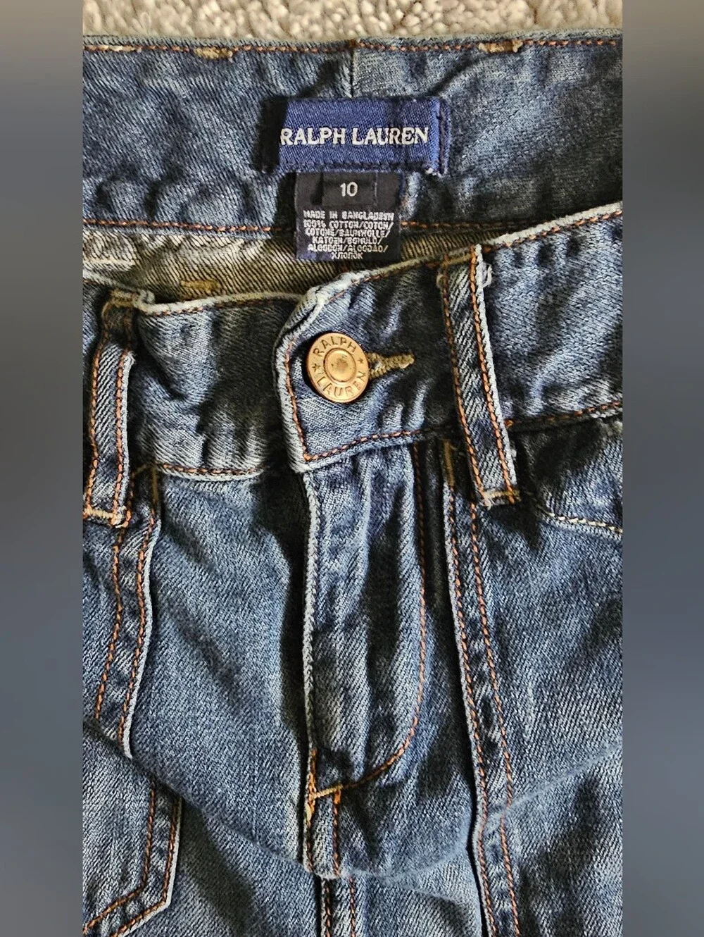 Ralph Lauren Denim Skirt Size 10